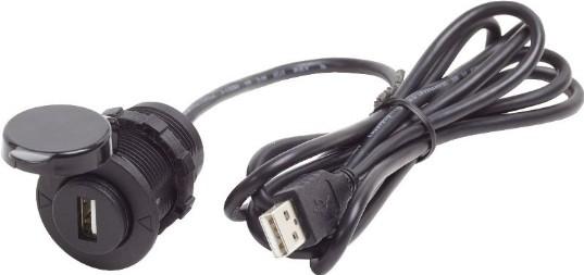 BLUE SEA 12VDC USB 2.0 Port w/ Ext Cable | 1044-BSS - Clinch River Fishing USA