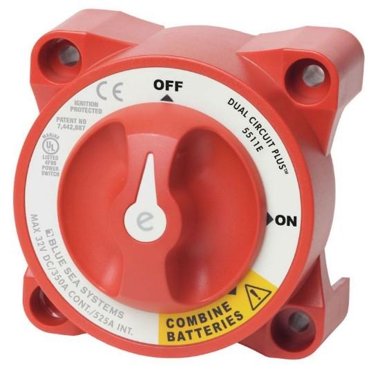 BLUE SEA Switch Battery e DualCircPlus | 5511e-BSS - Clinch River Fishing USA