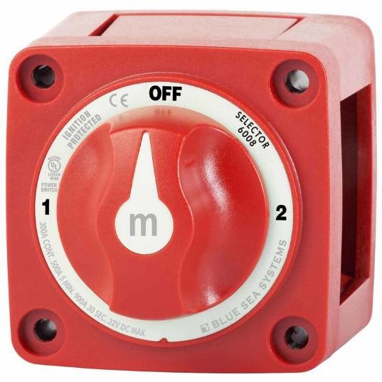 BLUE SEA Switch Battery M Selector 3p | 6008-BSS - Clinch River Fishing USA