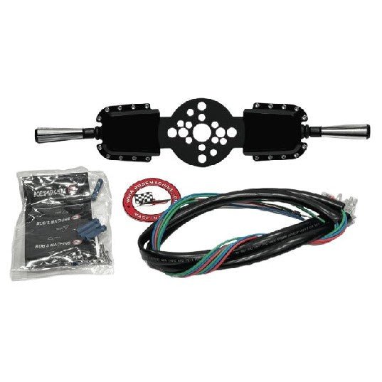 BOB'S MACHINE Pro Series Turn Signal Switch - Dual - Aluminum | 305-340000AL - Clinch River Fishing USA