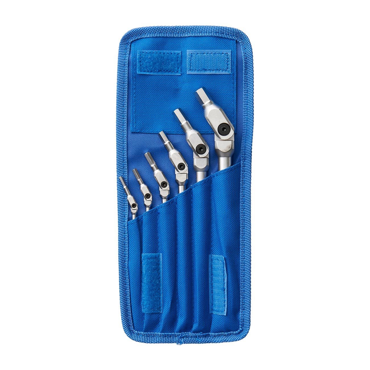 Bondhus Chrome Pivot Head Metric HexPro Wrenches with storage Pouch (6 Piece) - Clinch River Fishing USA