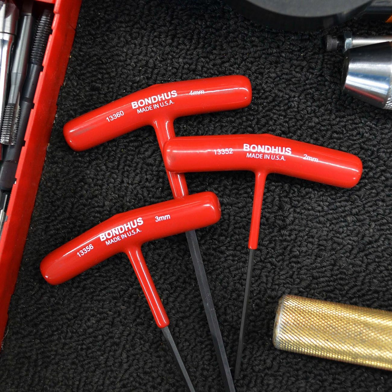 Bondhus Metric HEX T - Handle Wrenches with Stand 2 to 10mm (8 Piece) - Clinch River Fishing USA