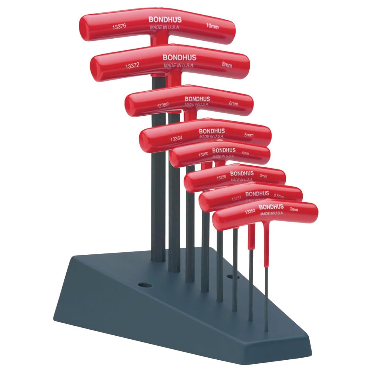 Bondhus Metric HEX T-Handle Wrenches with Stand 2 to 10mm (8 Piece) - Clinch River Fishing USA