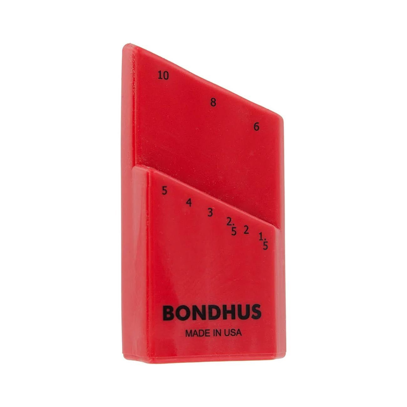 Bondhus Metric Replacement Hex Key Case - 1.5mm to 10mm (Holds 9 Tools) - Clinch River Fishing USA