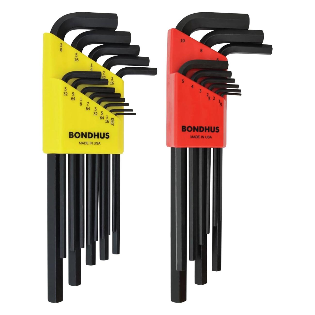 Bondhus Metric/SAE HEX Long L-Key Double Set (22 Piece) - Clinch River Fishing USA