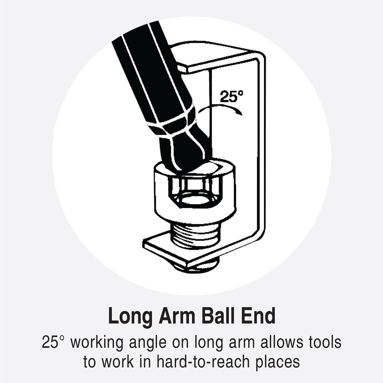 Bondhus Stubby Metric/SAE MaxTorqueGäó Double Ball End HEX Long L - Keys Double Set (22 Piece) - Clinch River Fishing USA