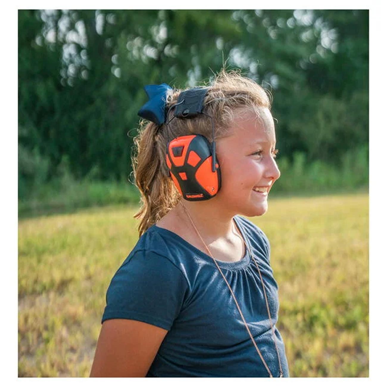 Caldwell E - MAX Pro Electronic Hearing Protection - Youth Size (Hot Coral) - Clinch River Fishing USA