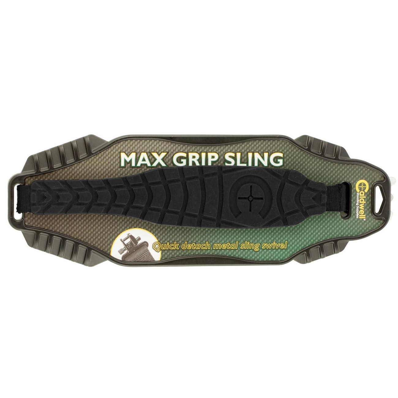 Caldwell Max Grip Sling with Adjustable Overmolded Strap (Black) - 20" to 41" - Clinch River Fishing USA