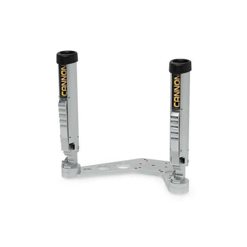 Cannon Downrigger Mount Dual Axis Rod Holder x 2 - Clinch River Fishing USA