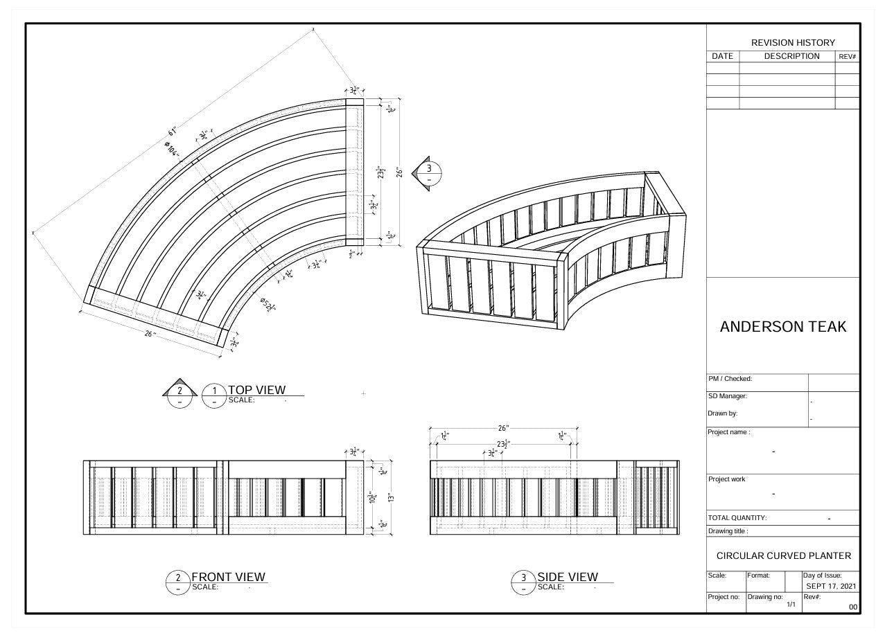 CIRCULAR MODULAR PLANTER - Clinch River Fishing USA
