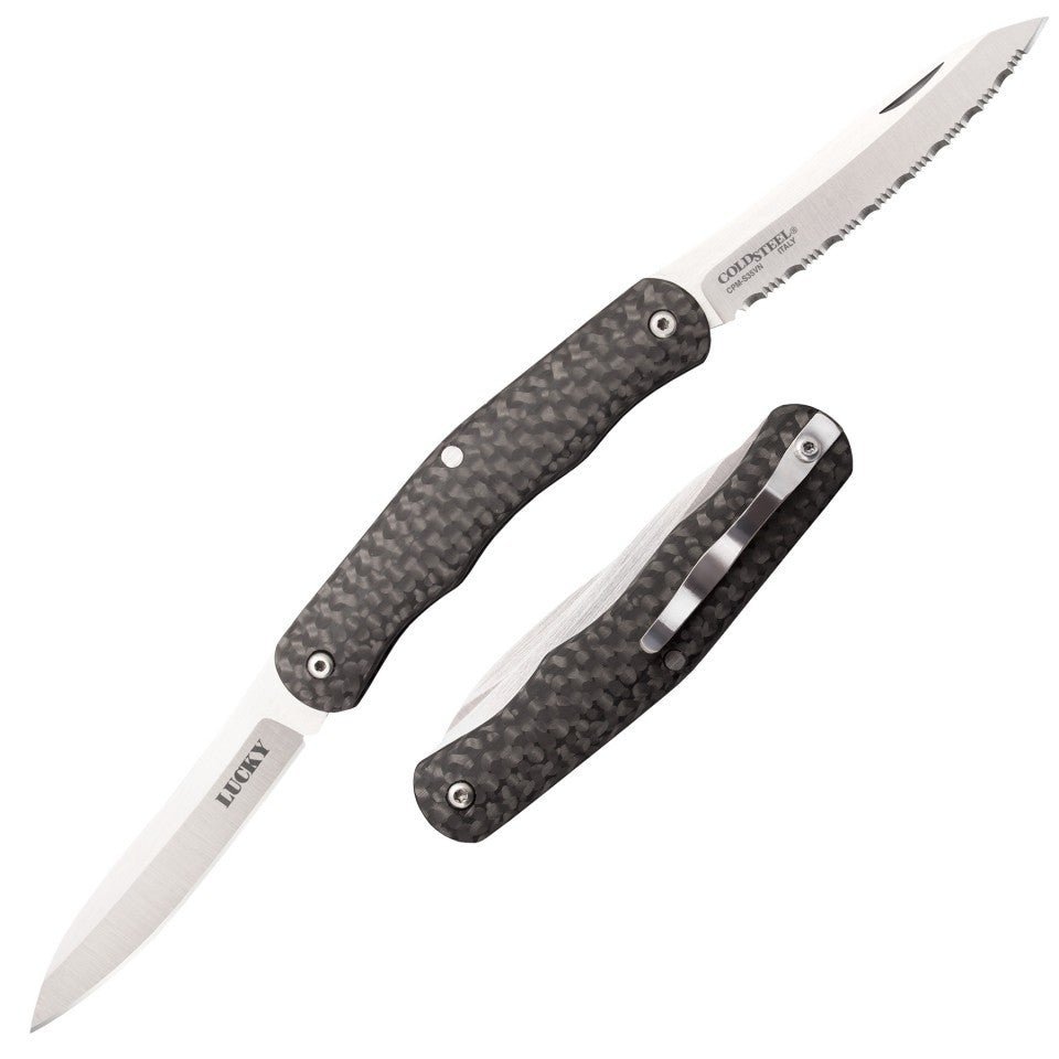Cold Steel 2.6" Dual-Blade Folding Pocket Knife - Clinch River Fishing USA