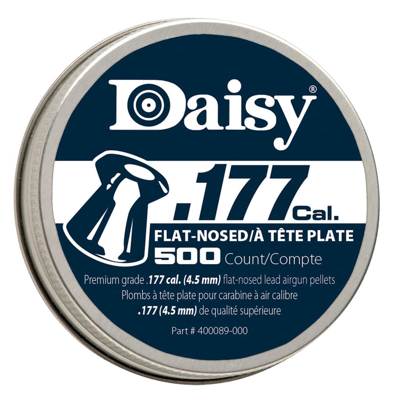 Daisy .177 Caliber PrecisionMax Flat Pellets (500 per Tin) - Clinch River Fishing USA