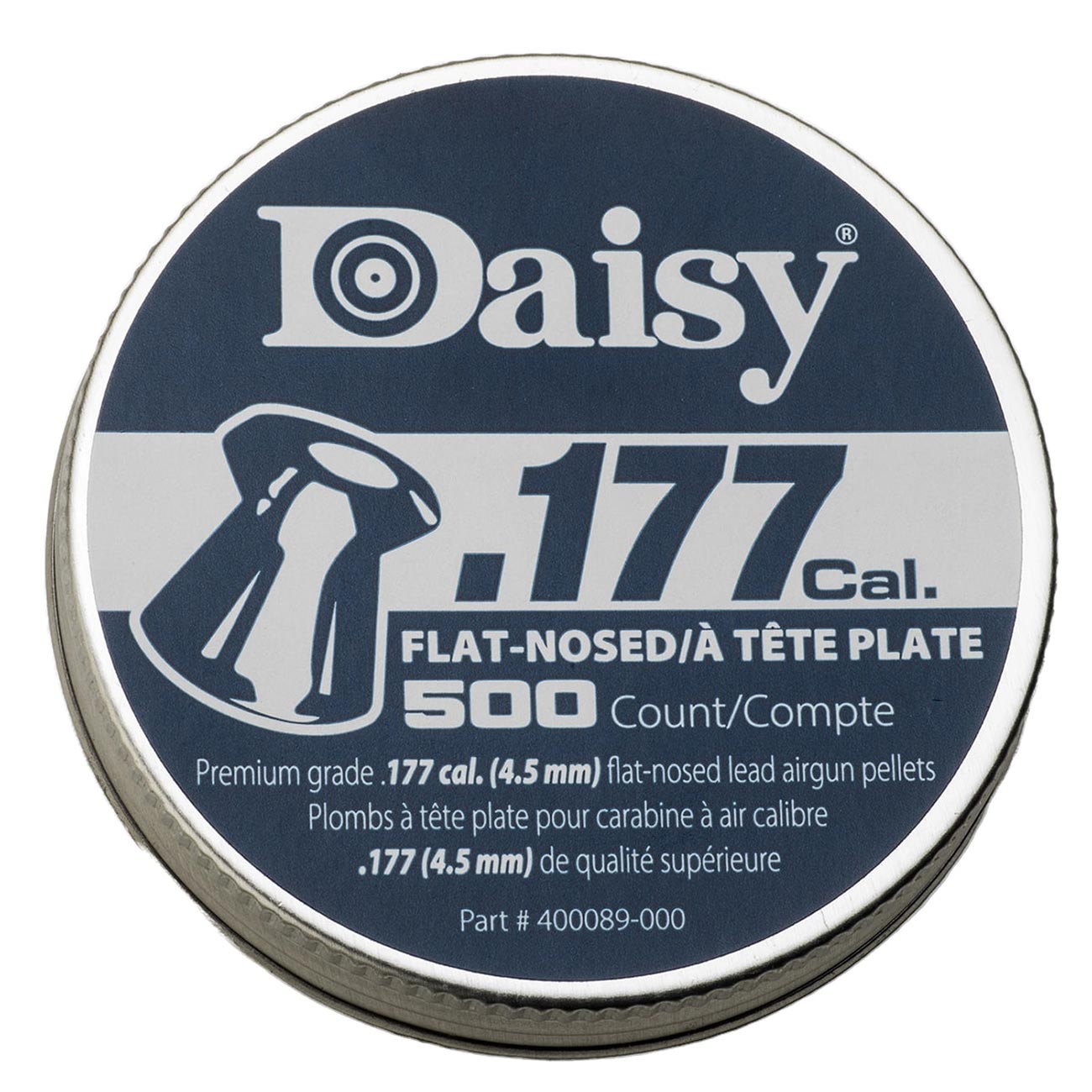 Daisy .177 Caliber PrecisionMax Flat Pellets (500 per Tin) - Clinch River Fishing USA