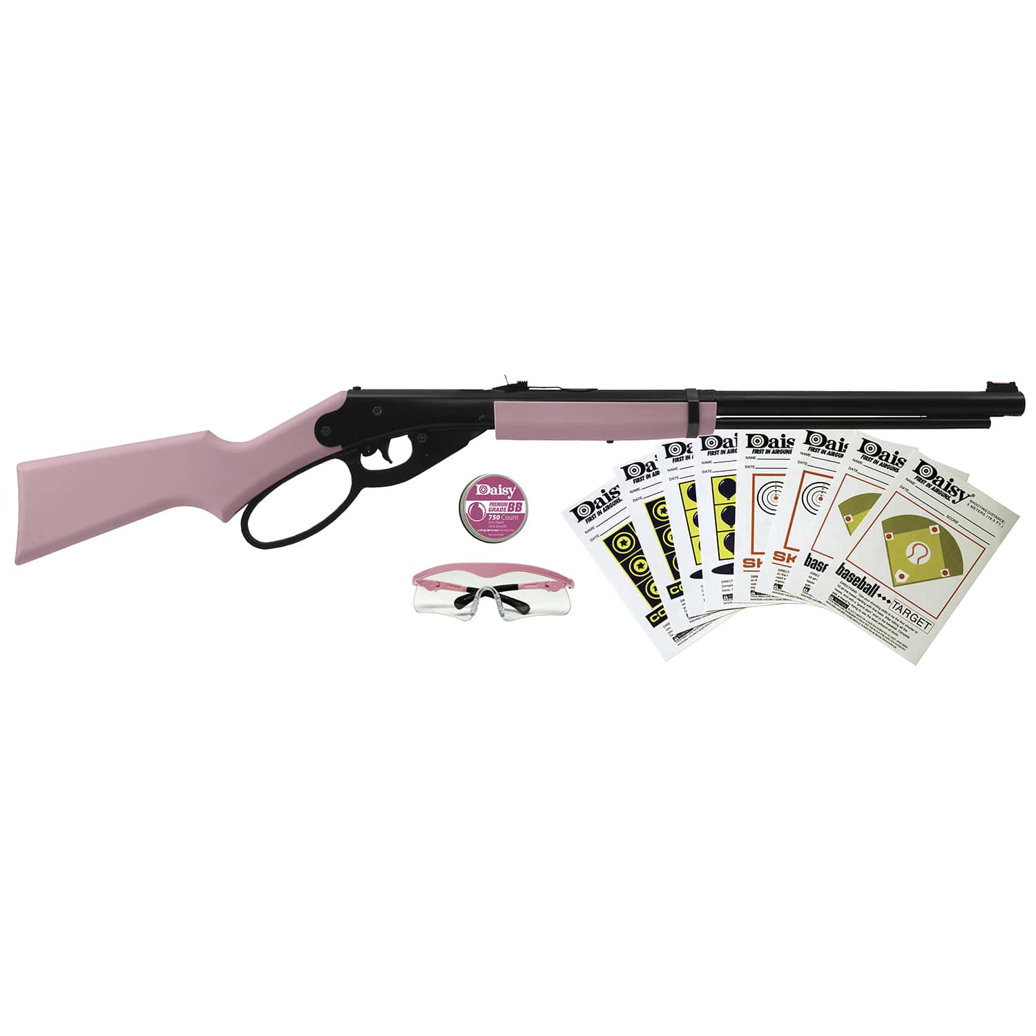 Daisy Carbine Lever Action BB Gun Fun Kit - Pink - Clinch River Fishing USA
