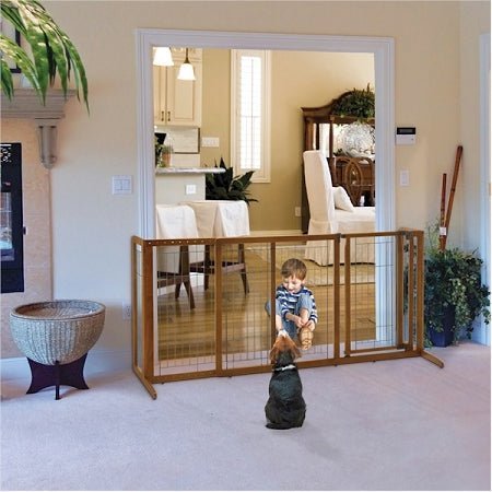 Deluxe Freestanding Pet Gate - Large - Clinch River Fishing USA