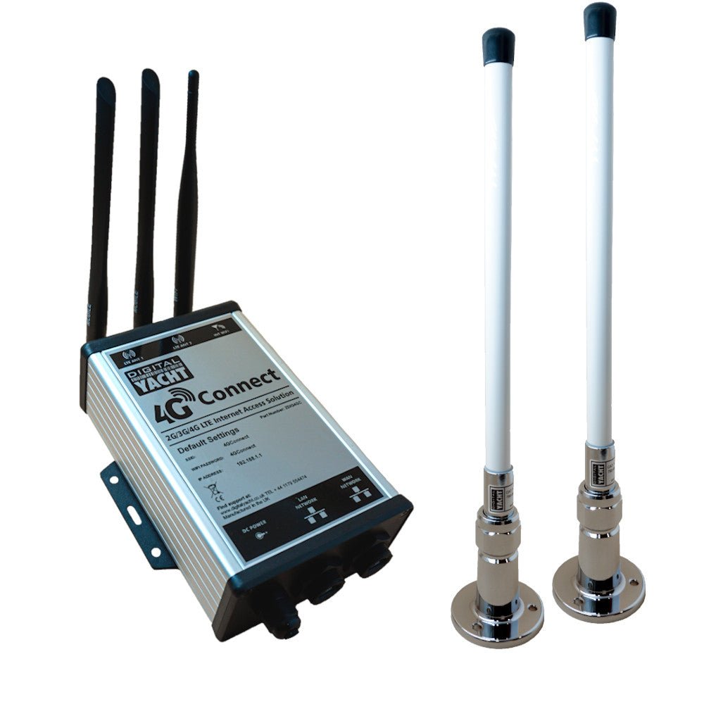Digital Yacht 4G Connect 2G/3G/4G Internet Access Gateway With Dual Antennas - Clinch River Fishing USA