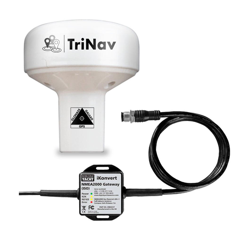 Digital Yacht GPS160 TriNav GPS. Glonass, Galileo Sensor NMEA2000 iKonvert Bundle - Clinch River Fishing USA