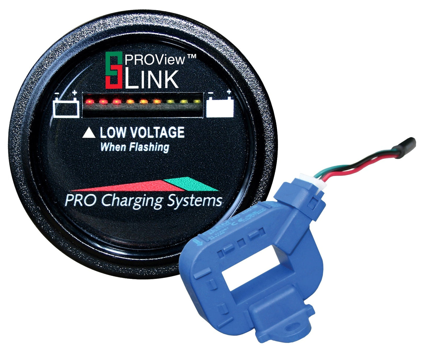 Dual Pro Lithiumm Battery Status Indicator Single Round Display - Clinch River Fishing USA
