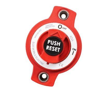 EGIS Mini Breaker Disconnect Switch, 40 A, Panel Mount, Bulk Pack | 4701-40B - Clinch River Fishing USA
