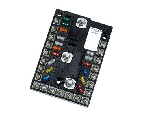 EGIS MOBILE ELECTRIC Fuse Block, 200 A, 13 Circuit w Gnd & Blown Fuse LEDs | 8034B - Clinch River Fishing USA