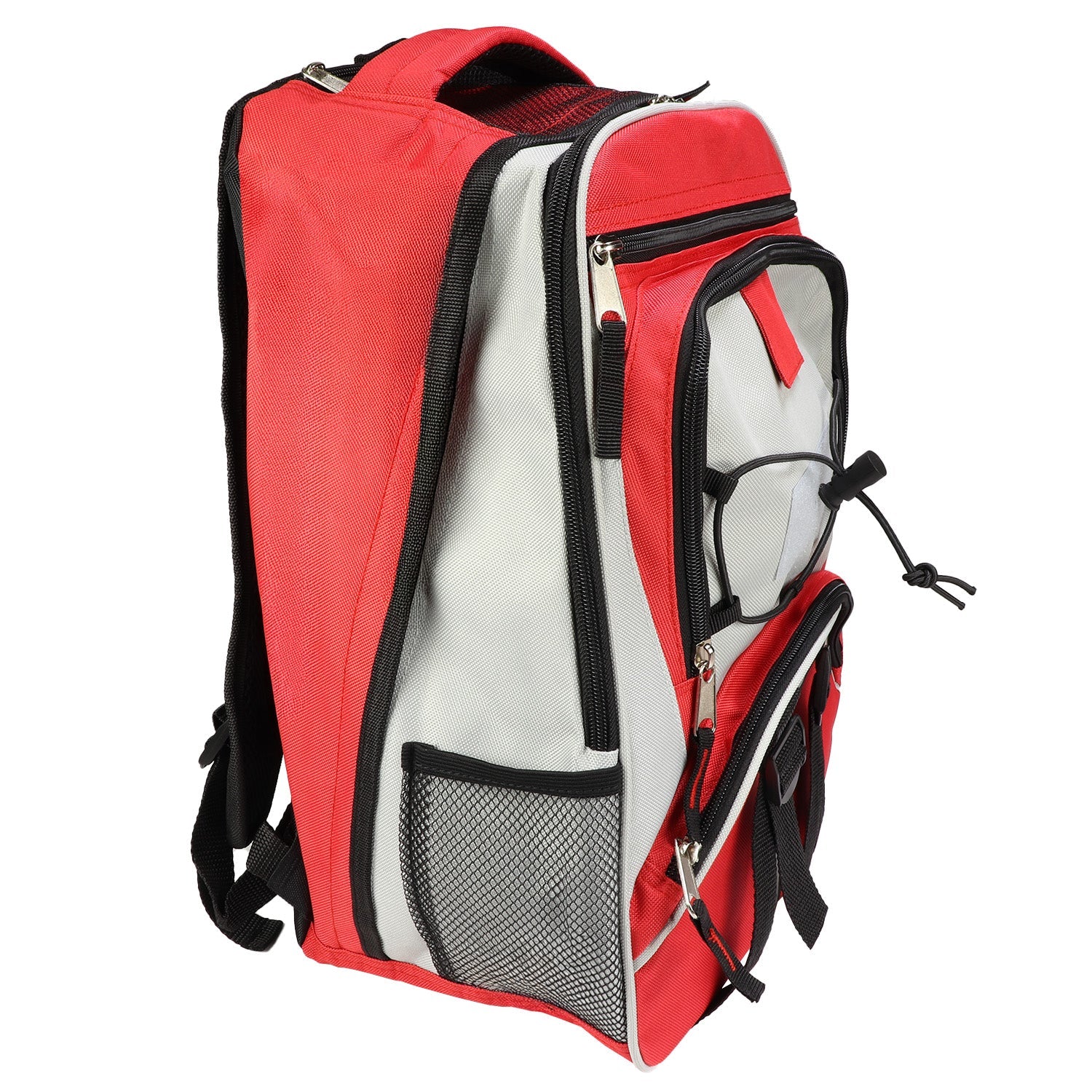 Elite Multi - pocket Hikers Backpack, Red - Clinch River Fishing USA