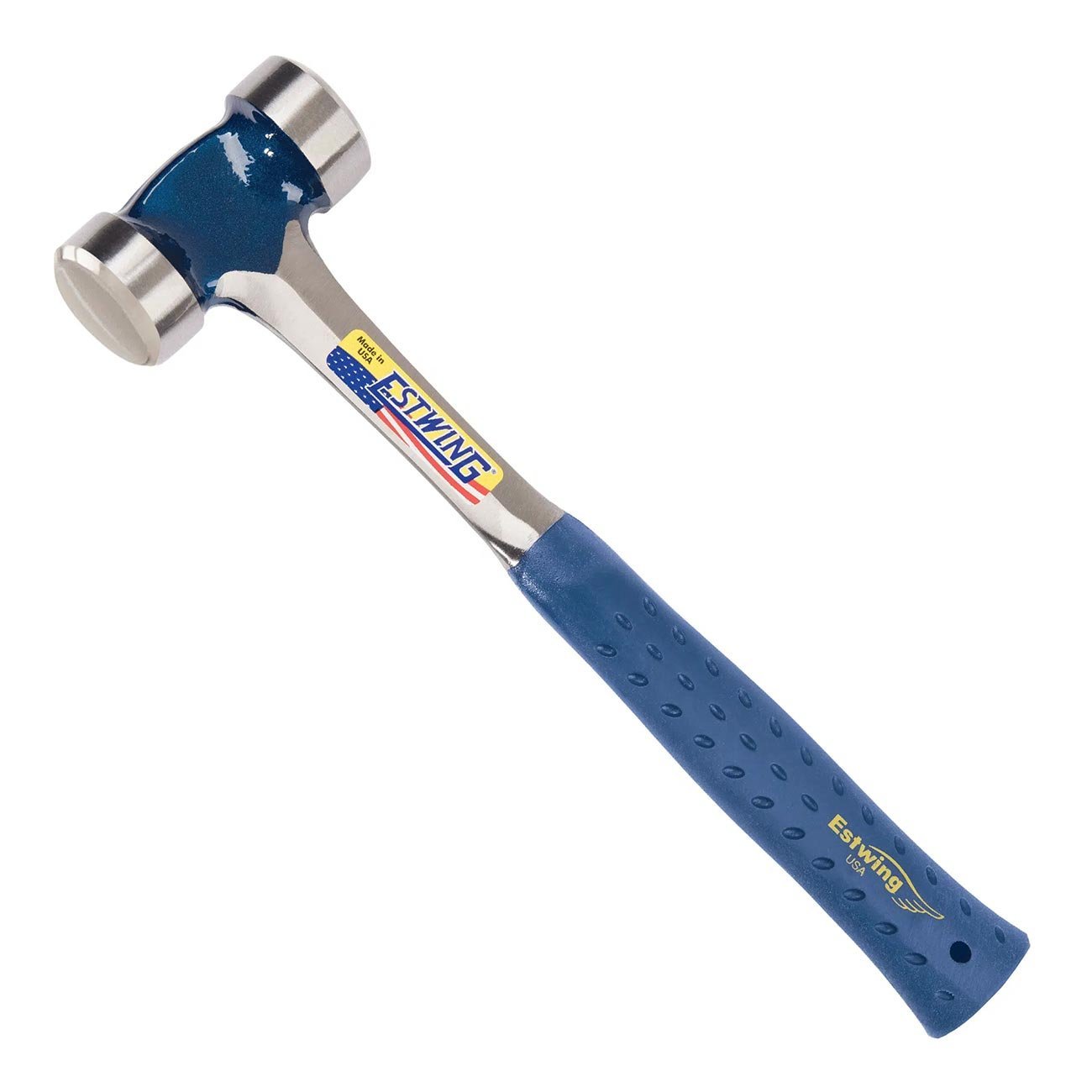 Estwing 40 oz. Smooth Face Lineman's Hammer with Blue Shock Reduction Grip - Clinch River Fishing USA