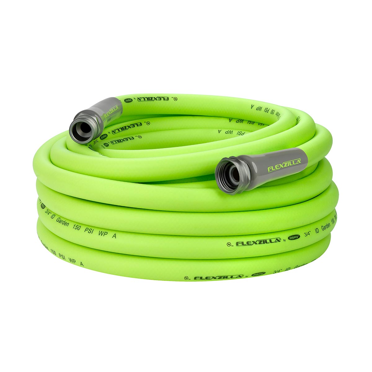 Flexzilla - « Garden Hose 3/4" x 50' 3/4" - 11 1/2 GHT Fittings ZillaGreen - « - Clinch River Fishing USA
