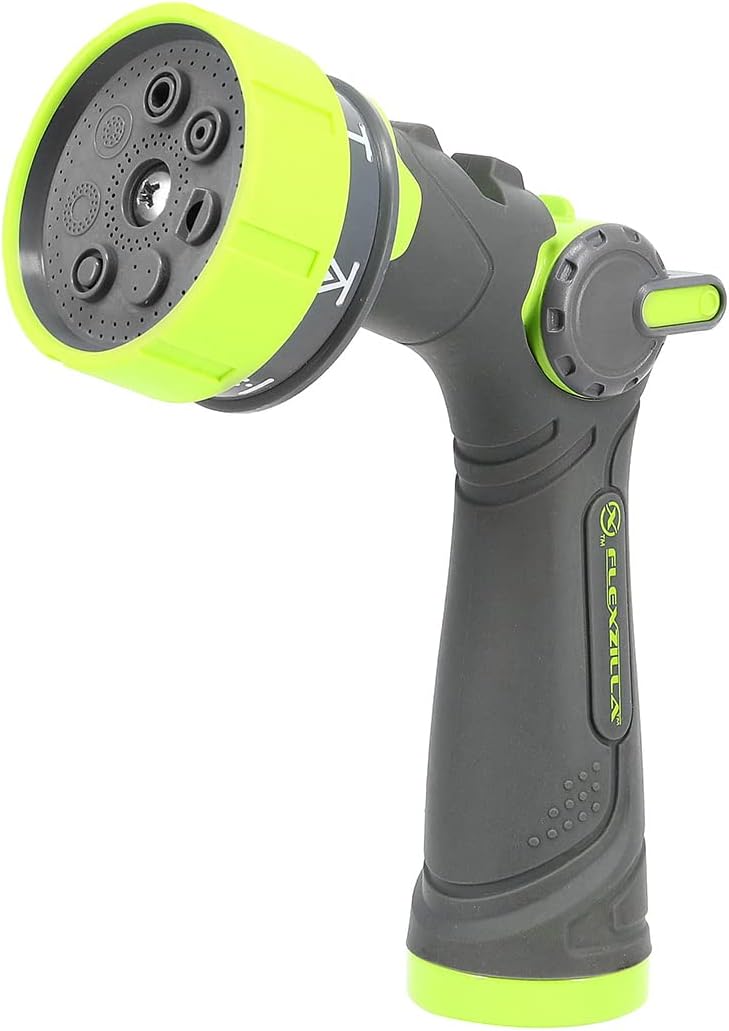 Flexzilla-Β« Heavy Duty 7-Pattern Adjustable Flow Garden Hose Nozzle (Boxed) - Clinch River Fishing USA
