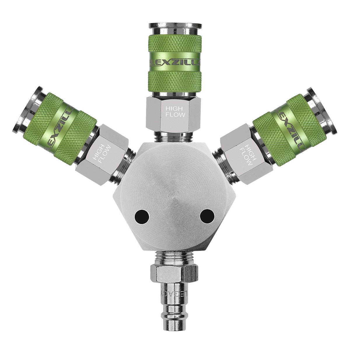 Flexzilla Pro High Flow 3 - Way Manifold 3/8" NPT - Clinch River Fishing USA