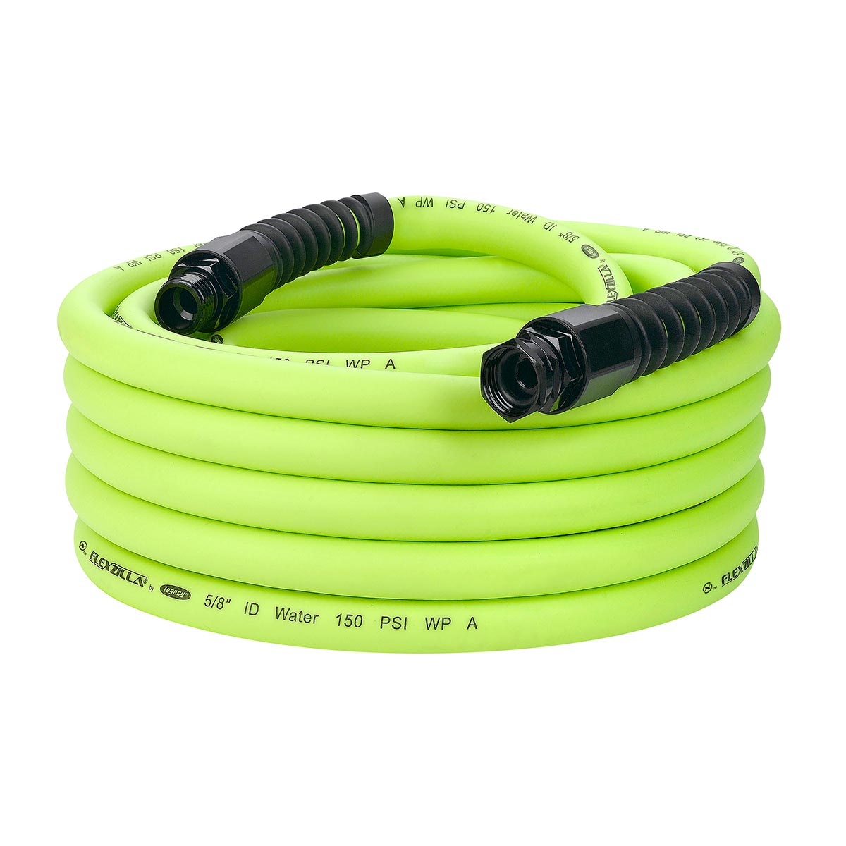 Flexzilla-Β« Pro Water Hose 5/8" x 50' 3/4" - 11 1/2 GHT Fittings ZillaGreen-Β« - Clinch River Fishing USA