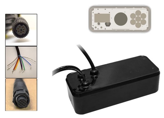 Furuno 165T/275LHW-12P Pocket Mount Combo Wide Beam Transducer for DFF3D 12-Pin - Clinch River Fishing USA
