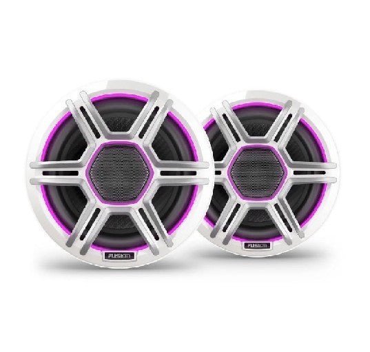 FUSION Apollo 6.5 LED Marine Speakers with Sports White Grilles | 010-02918-01 - Clinch River Fishing USA