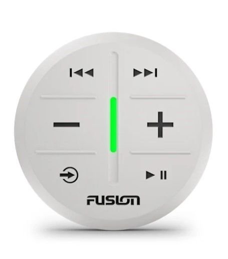 FUSION MS-ARX70W, ARX Wireless Stereo Remote, Mount w/Bounding Tape, White | 010-02167-21 - Clinch River Fishing USA