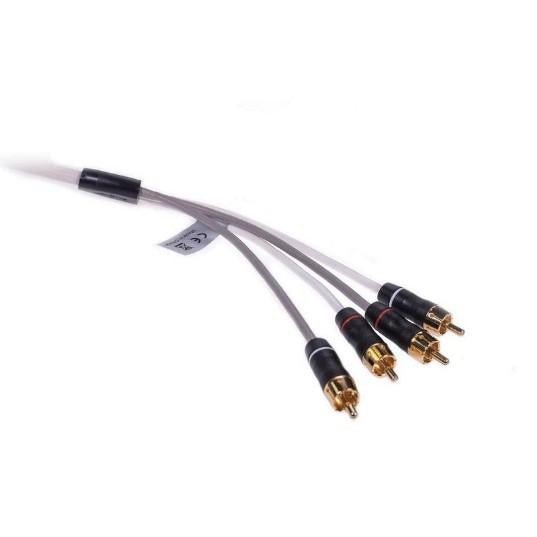 FUSION MS-FRCA6, 4-Channel Twisted Shielded RCA Audio Interconnect Cable, 6 ft | 010-12618-00 - Clinch River Fishing USA