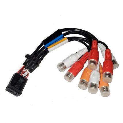 FUSION Zone 1 and 2/B Port-RCA Wire Harness for MS-RA670, RA770 Marine Stereos | 010-12812-01 - Clinch River Fishing USA