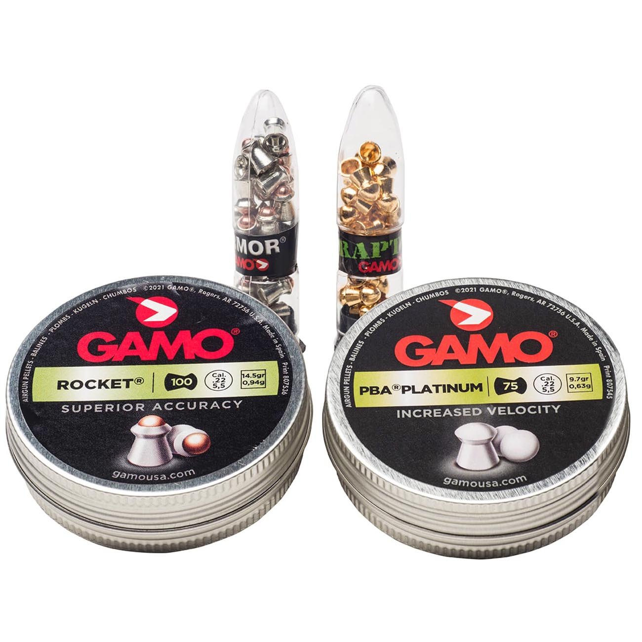 Gamo .22cal Assorted Performance Pellets Combo Pack (225 Count) - Clinch River Fishing USA