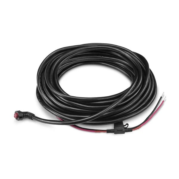Garmin 010 - 12067 - 10 48ft Power Cable for XHD2, 12AWG Right Angle Connector - Clinch River Fishing USA