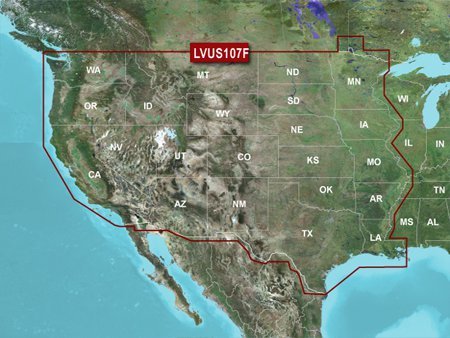 Garmin LVUS107F LakeVu g3 Ultra US - West - Clinch River Fishing USA