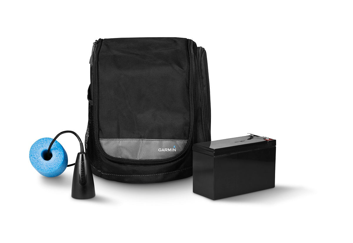 Garmin Small Portable Ice Fishing Kit With GT8HW-IF - Clinch River Fishing USA