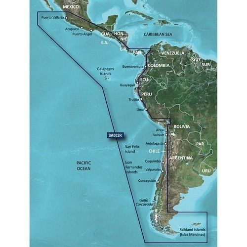 Garmin VSA002R G3 Vision South America West Coast - Clinch River Fishing USA