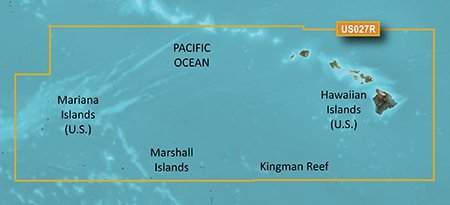 Garmin VUS027R G3 Vision Hawaiian Is. - Mariana Is. - Clinch River Fishing USA