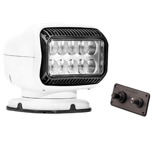 GOLIGHT GT LED 12 Volt Permanent Mount with Hard Wired Dash Mount Remote - White | 20204GT - Clinch River Fishing USA