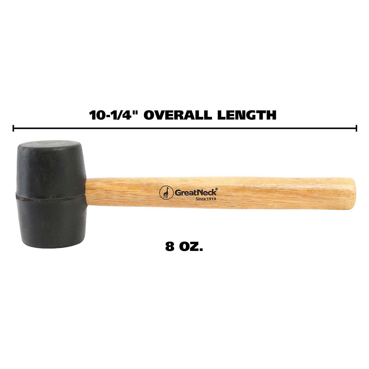GreatNeck 8 Oz. Rubber Mallet - Clinch River Fishing USA