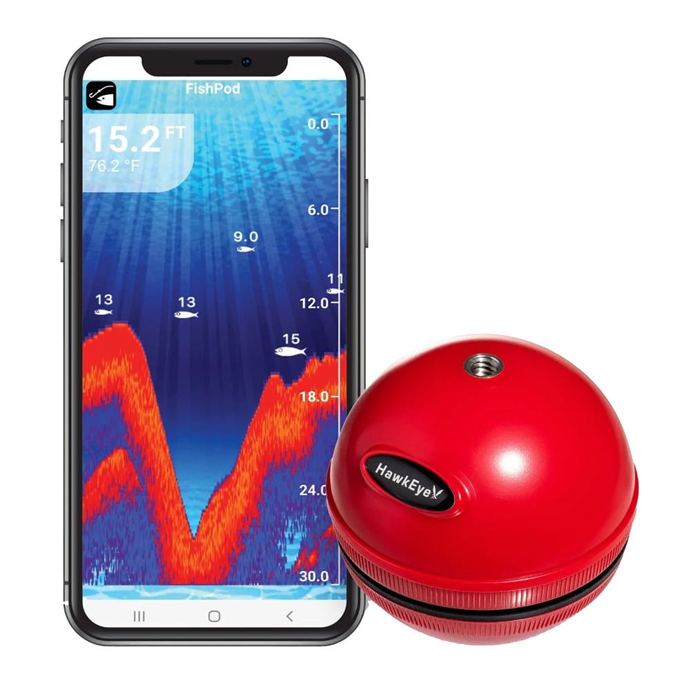HawkEye FishPod® 5X Bluetooth Fishfinder - Clinch River Fishing USA