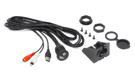 HERTZ AUDIO HMA USB AUX IN - EXTENSION CABLE WATERPROOF 2M | 78333304 - Clinch River Fishing USA