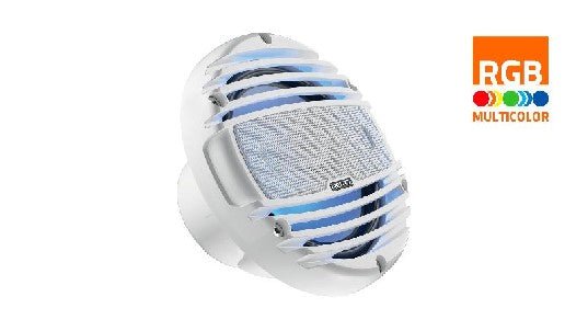 HERTZ AUDIO HMX 6.5-LD-TW - 6.5" 4 Ohm MARINE COAX RGB LED SET - WHITE | 78040301 - Clinch River Fishing USA