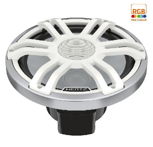 HERTZ AUDIO HMX 8 S-LD-SW - 8" 4 Ohm SPORTS COAX RGB LED SL-WH | 78040326 - Clinch River Fishing USA