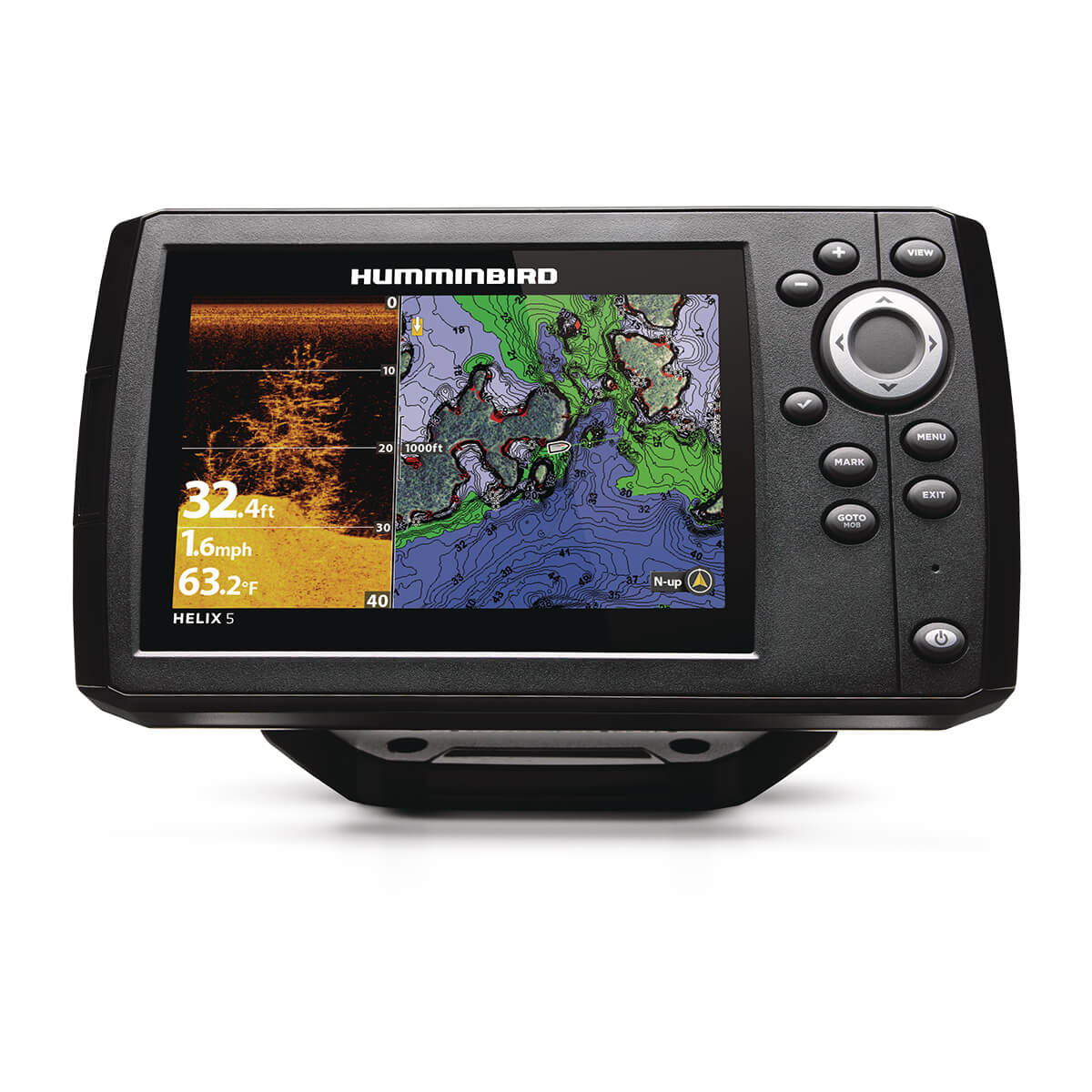 Humminbird HELIX5 CHIRP DI 5in WVGA Sonar GPS G3 - Clinch River Fishing USA