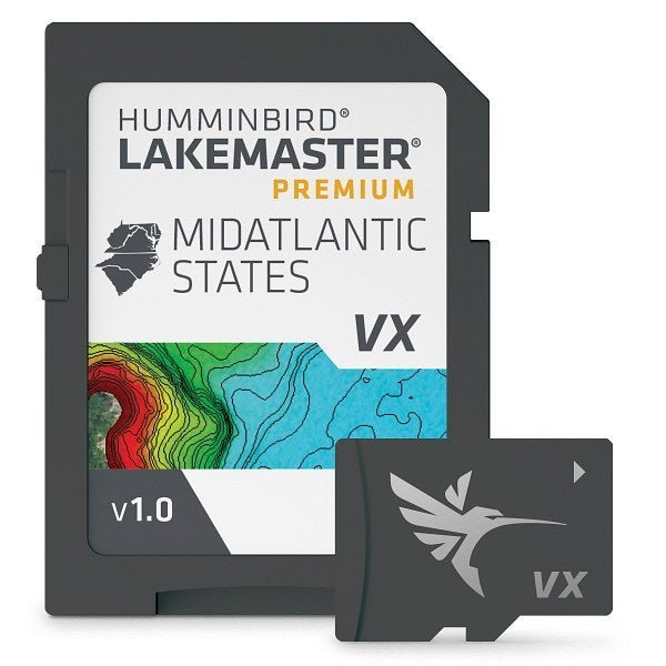 Humminbird Lakemaster VX Premium Mid-Atlantic States microSD - Clinch River Fishing USA