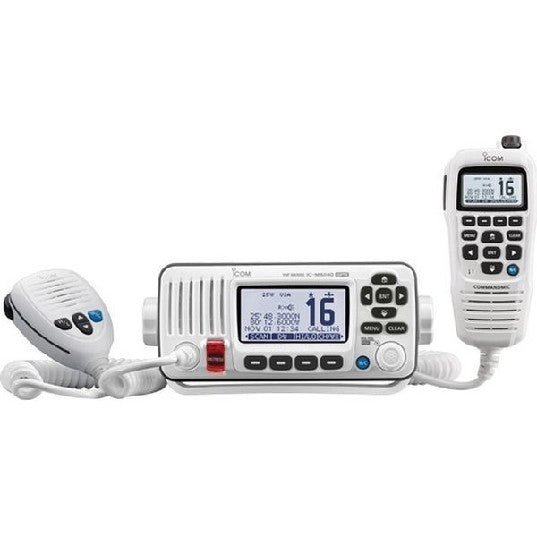 ICOM M424G White Class D DSC VHF, 2nd Station Capabilities, GPS, Fixed Mount | M424G WHITE - Clinch River Fishing USA